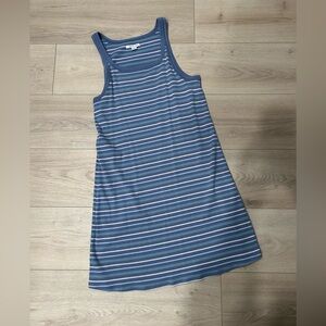 American Eagle Outfitters Blue Striped Tank Dress, Women’s Size M